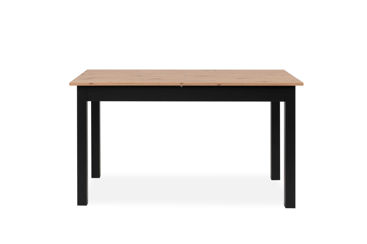 Mesa extensible dora 140cm madera y negro