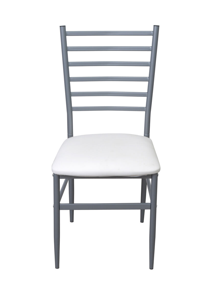 Silla de cocina alkor ice ii fija color blanco - conforama