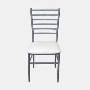 Cadeira de cozinha fixa ALKOR II ICE cor branco