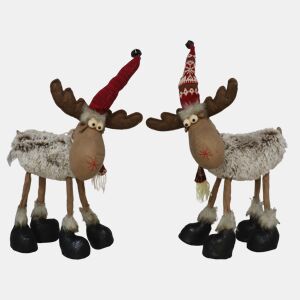 Boneco de natal rena RODOLFO sortido 56 cm da marca GERIMPORT