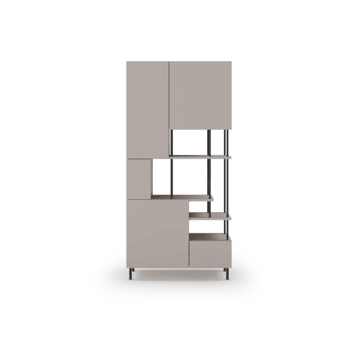 Estante PERLA 5 portas cor creme