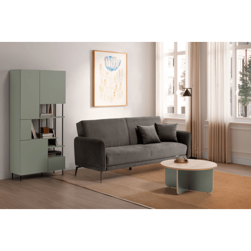 Estante PERLA 5 portas cor verde