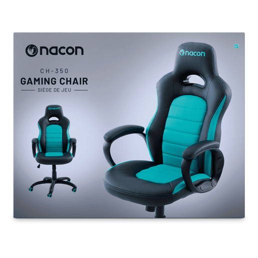 Cadeira gaming NACON PCCH 350 cor preto e azul Cadeira gaming NACON PCCH 350 cor preto e azul