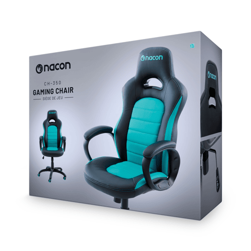 Cadeira gaming NACON PCCH 350 cor preto e azul Cadeira gaming NACON PCCH 350 cor preto e azul