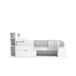 Cama compacta KOMPACT 90x190cm Cama compacta KOMPACT 90x190cm Blanco