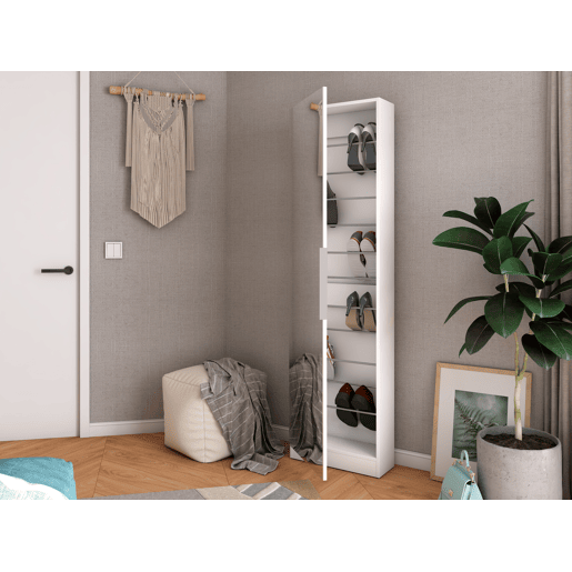 Sapateira espelho LIVERPOOL 50x180cm Branco