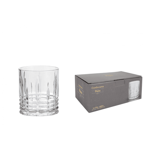Conjunto 6 copos Whisky modelo PRISMA
