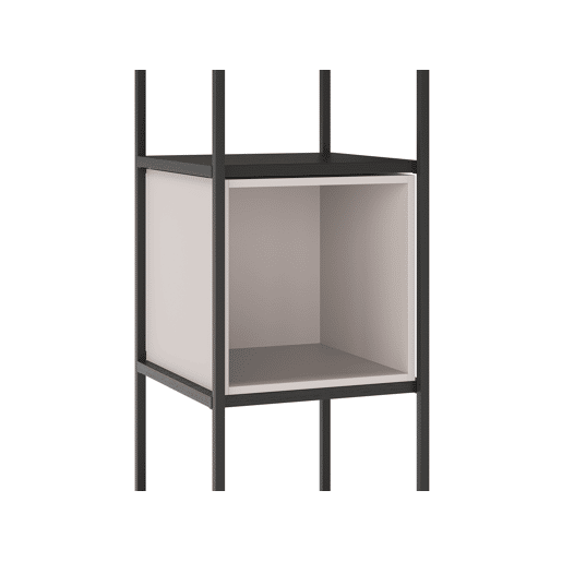 Estante ANYA 36cm preto e creme Estante ANYA 36cm preto e creme