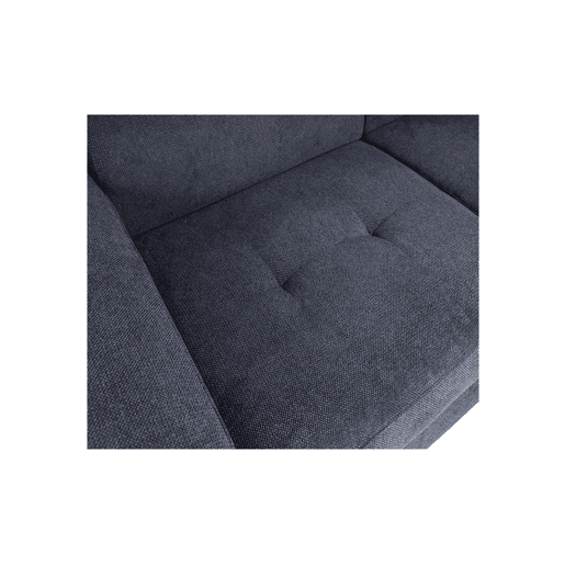 Sofá de canto OMEGA com cama antracite dereita 4 lugares antracite