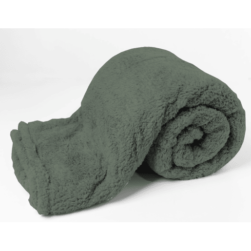 Manta poliƩster SOFT 130x150cm cor verde Manta poliƩster SOFT 130x150cm cor verde