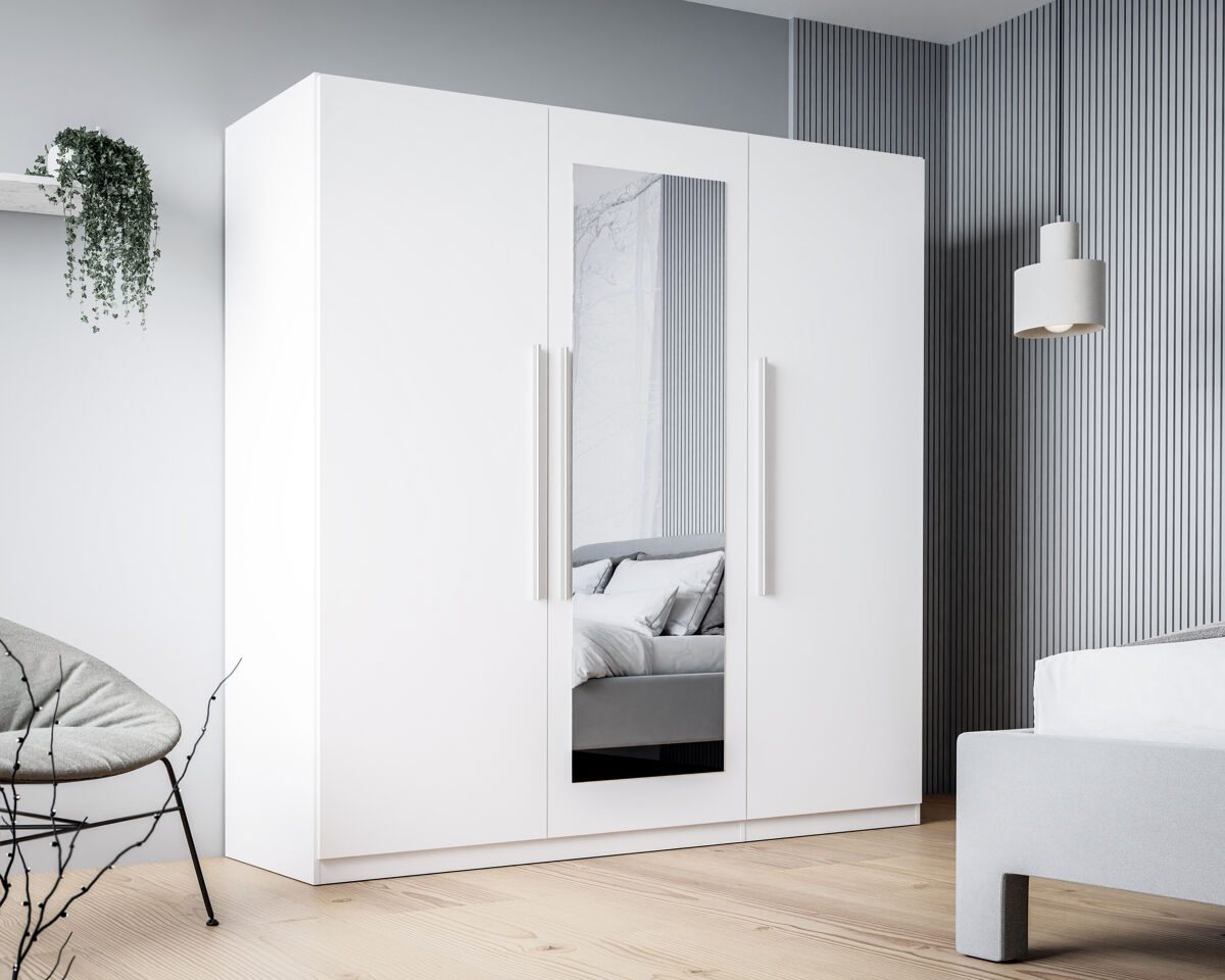 Armario HELEN puertas batientes con espejo