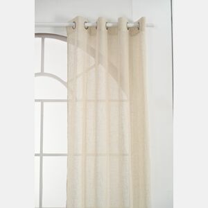 Cortina transparente JAZMIN 140x260cm cor cru