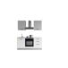 Cocina GILDA 2.0 izquierda Cocina GILDA 2.0 izquierda Gris Claro/ Madera Gris