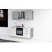 Cocina GILDA 2.0 izquierda Cocina GILDA 2.0 izquierda Gris Claro/ Madera Gris
