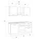 Cocina GILDA 2.0 izquierda Cocina GILDA 2.0 izquierda Gris Claro/ Madera Gris
