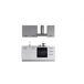 Cocina GILDA 2.0 izquierda Cocina GILDA 2.0 izquierda Gris Claro/ Madera Gris