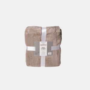 Manta LIVIGNO 220x240cm cor taupe