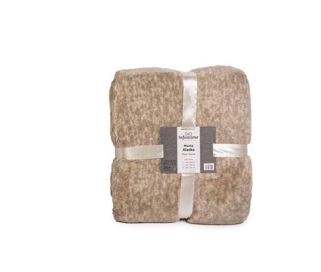 Manta alaska 220x240cm color beige