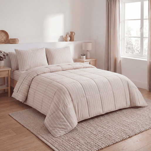 Colcha OSLO cama 135cm cor bege Colcha OSLO cama 135cm cor bege