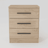 Mesa de cabeceira DREAM 3 gavetas 56x45x36cm sonoma