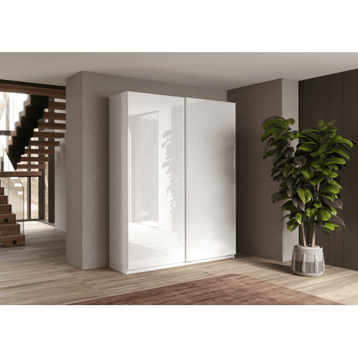 Roupeiro SWING portas deslizantes 180x232cm branco Roupeiro SWING portas deslizantes 180x232cm branco