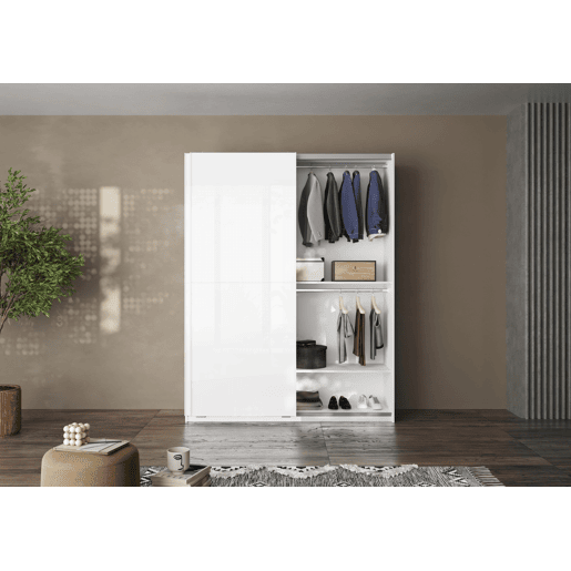 Roupeiro SWING portas deslizantes 180x232cm branco Roupeiro SWING portas deslizantes 180x232cm branco