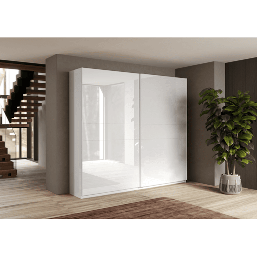 Roupeiro SWING portas deslizantes 257x232cm branco