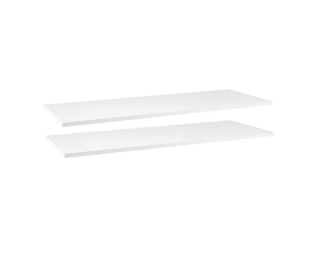 Set 2 estantes para armarios de puertas correderas swing de 257cm