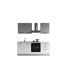 Cocina GILDA 2.0 izquierda Cocina GILDA 2.0 izquierda Gris Claro/ Madera Gris
