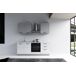 Cocina GILDA 2.0 izquierda Cocina GILDA 2.0 izquierda Gris Claro/ Madera Gris