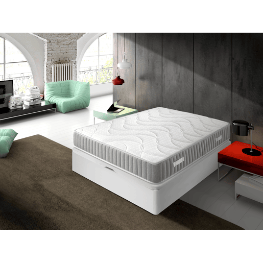 Pack colchão com sommier branco 140x190cm ORTOFLOW SOMNALIS