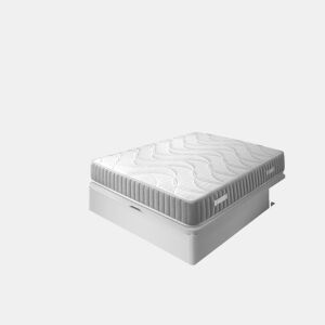 Pack colchão com sommier branco 140x190cm ORTOFLOW SOMNALIS