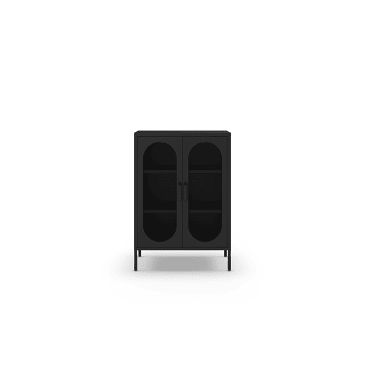 Aparador DIORA 100x70x40cm 2 portas preto