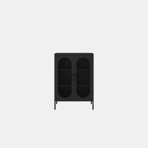 Aparador DIORA 100x70x40cm 2 portas preto