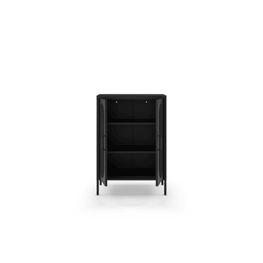 Aparador DIORA 100x70x40cm 2 portas preto