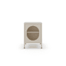 Mesa de cabeceira DIORA 60x40x35cm 1 porta creme