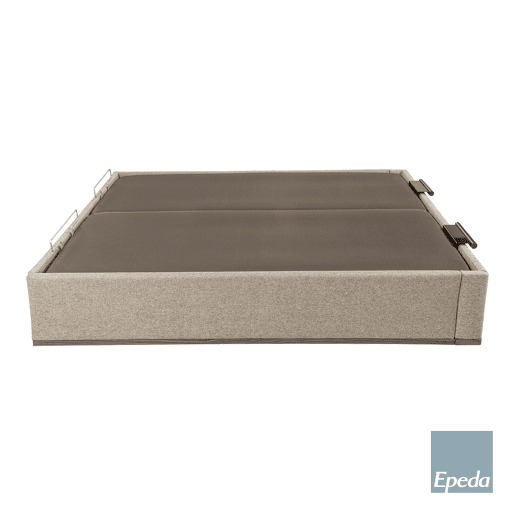Sommier 2 tampas 160x190 ash bege LYON EPEDA