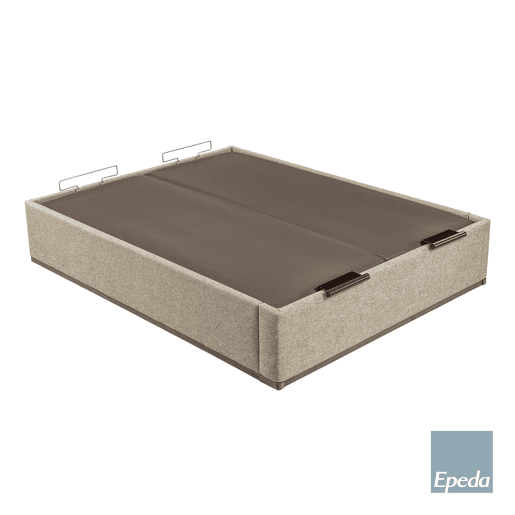 Sommier 2 tampas 180x200 ash bege LYON EPEDA Sommier 2 tampas 180x200 ash bege LYON EPEDA