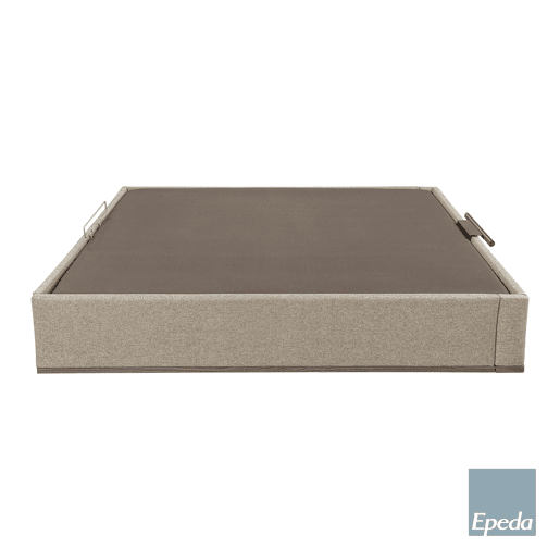 Sommier 1 tampa elétrico 135x190 ash bege NICE EPEDA