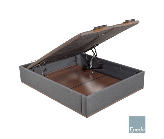 Canapé de 2 tapas elétrico 180x200 piombo gris cannes epeda