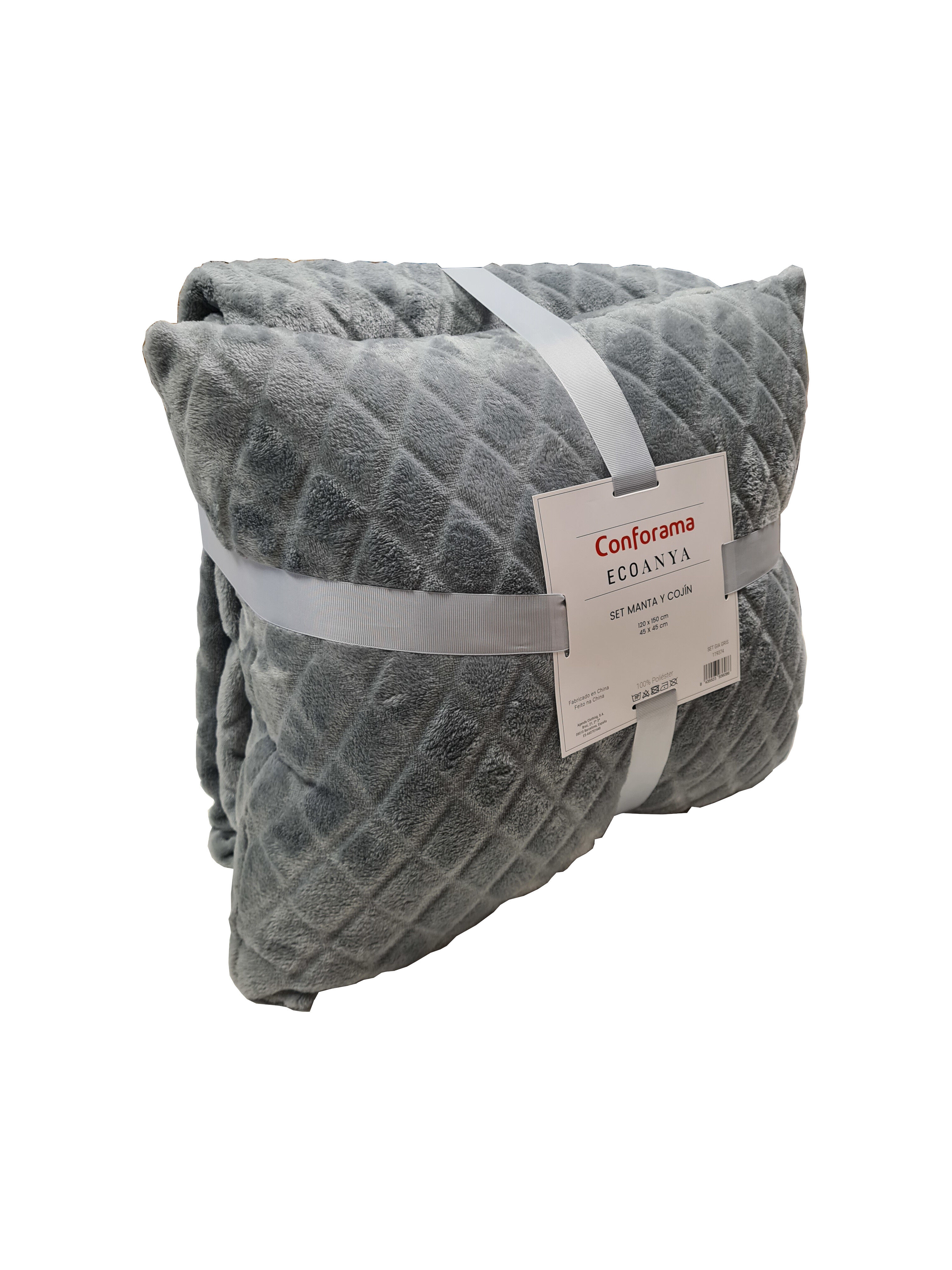 Manta 120x150cm y cojín 45x45cm GIA