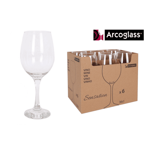 Conjunto de 6 copos de vinho PINOT 36cl