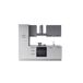 Cocina GILDA 2.0 derecha Cocina GILDA 2.0 derecha Gris Claro/ Madera Gris