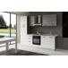 Cocina GILDA 2.0 derecha Cocina GILDA 2.0 derecha Gris Claro/ Madera Gris