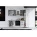 Cocina GILDA 2.0 izquierda Cocina GILDA 2.0 izquierda Gris Claro/ Madera Gris