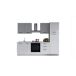Cocina GILDA 2.0 izquierda Cocina GILDA 2.0 izquierda Gris Claro/ Madera Gris