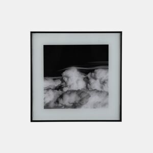 Quadro preto e branco NOVA moldura de vidro 30cm