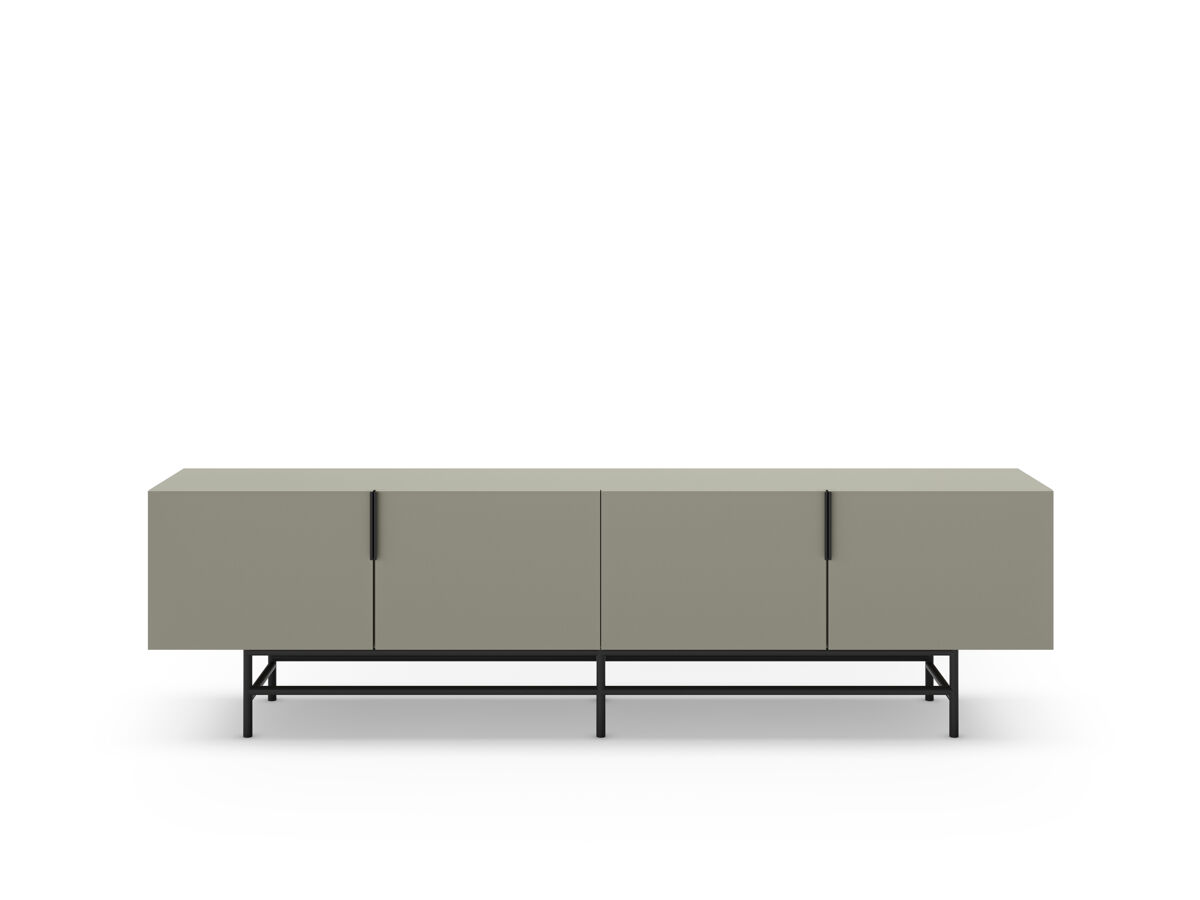 Mueble tv 4 puertas verde ELDIA