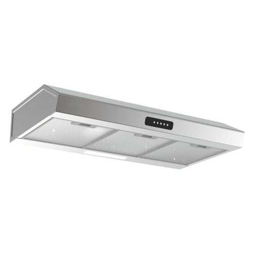 Cozinha com eletrodomésticos GILDA 2.0 300cm esquerda madeira e cinza escuro