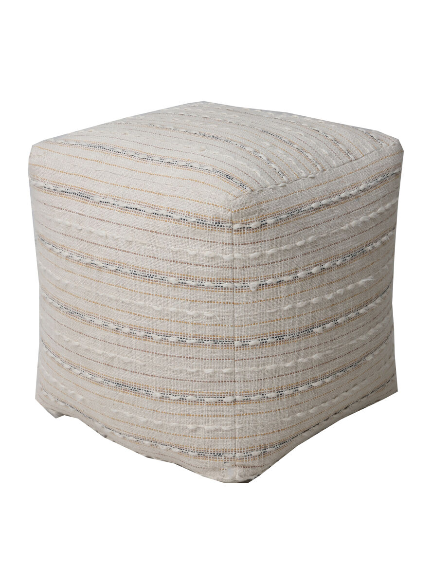 Puff LIZZO medida 45x45cm color natural